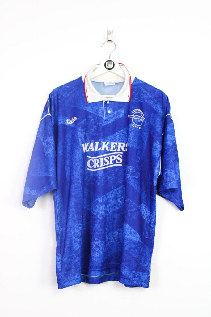 1990 92 Leicester City Home Jersey L RB Classic Soccer Jerseys