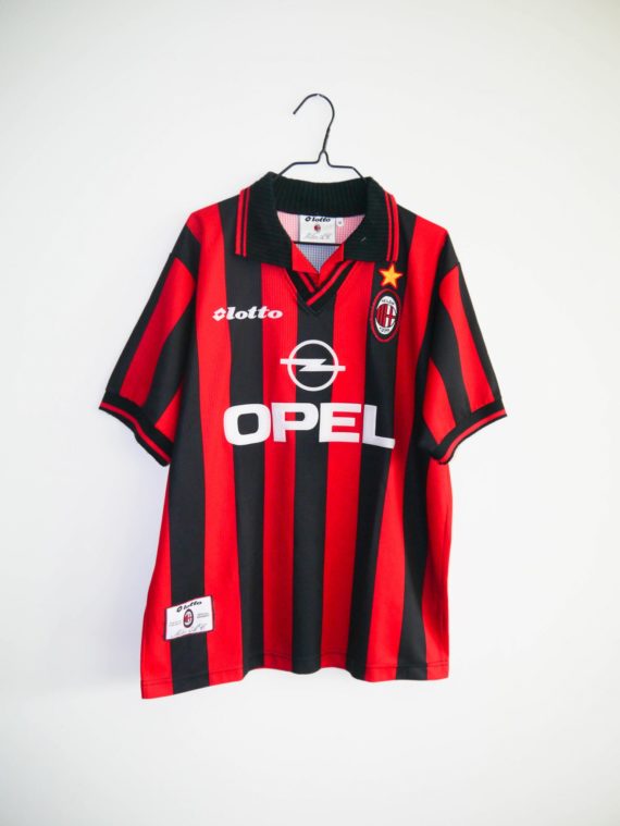 Original 1997-98 AC Milan home jersey - M | RB - Classic Soccer Jerseys