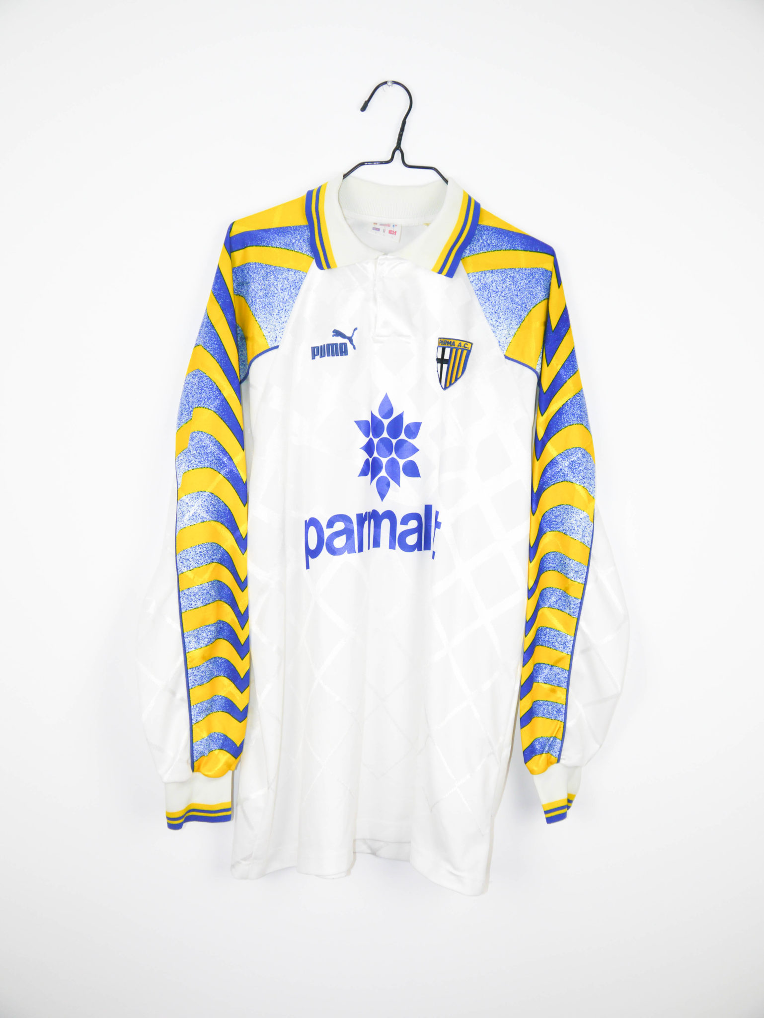 Original 1995-97 AC Parma home jersey - L | RB - Classic Soccer Jerseys