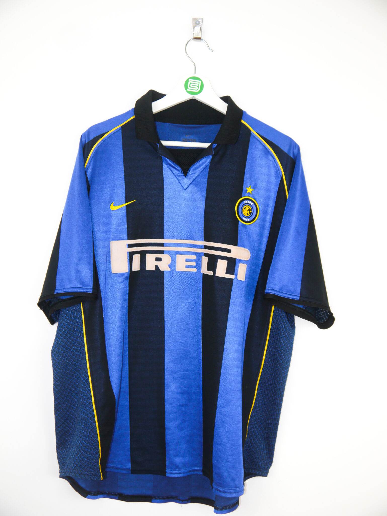 Original 2001-02 Inter Milan home jersey - XL | RB - Classic Soccer Jerseys
