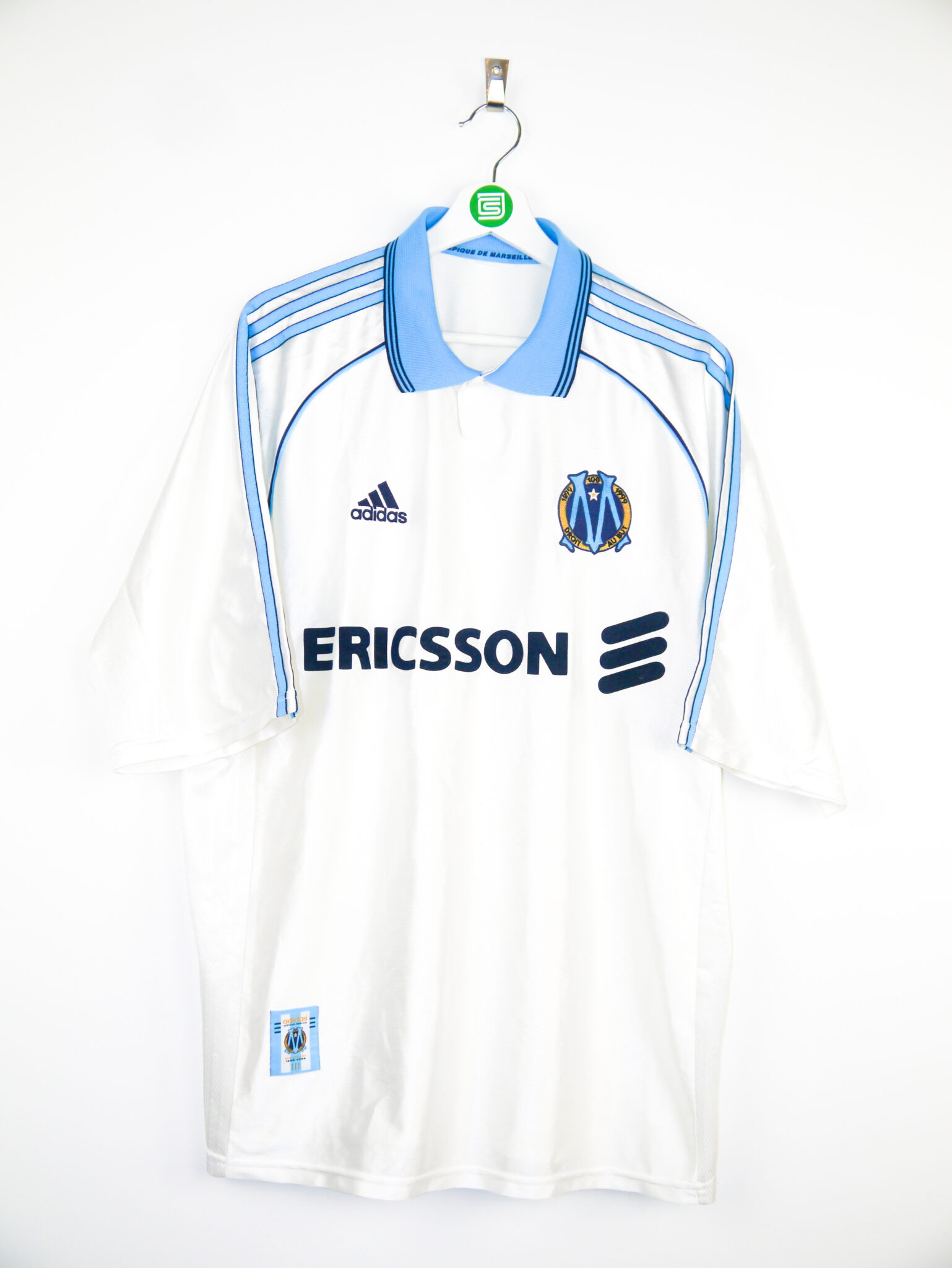 Original 1998-99 Olympique de Marseille home jersey - XL | RB - Classic ...