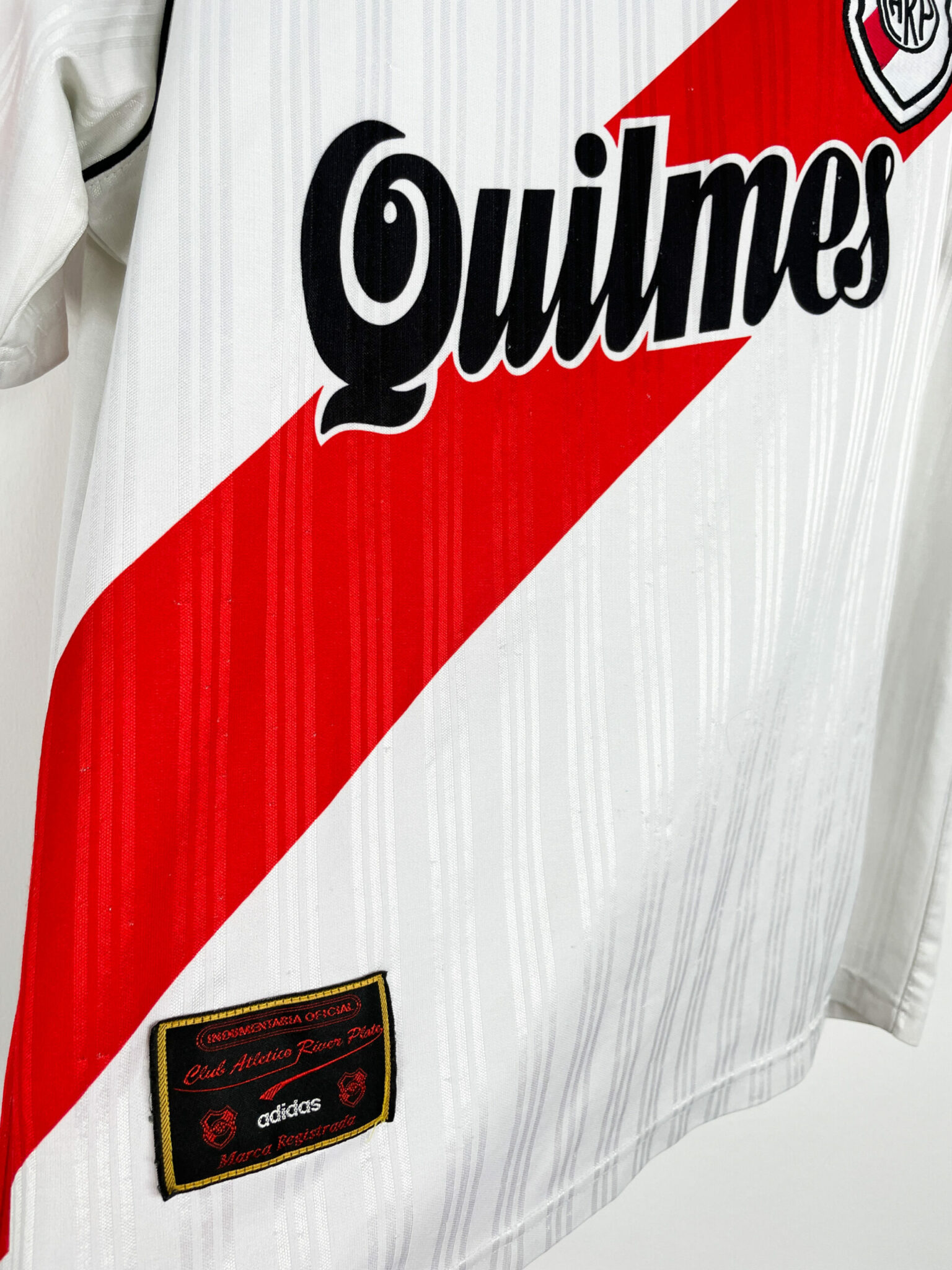 1995-96 River Plate L/S home jersey (#9 Francescoli) - M • RB - Classic  Soccer Jerseys