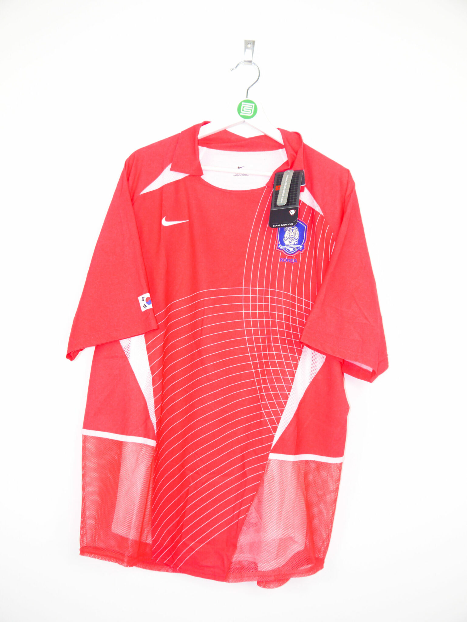 2002-03 South Korea *PLAYER ISSUE* home jersey w/ tags - XL • RB