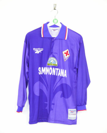 Fiorentina Home football shirt 1991 - 1992. Sponsored by Giochera