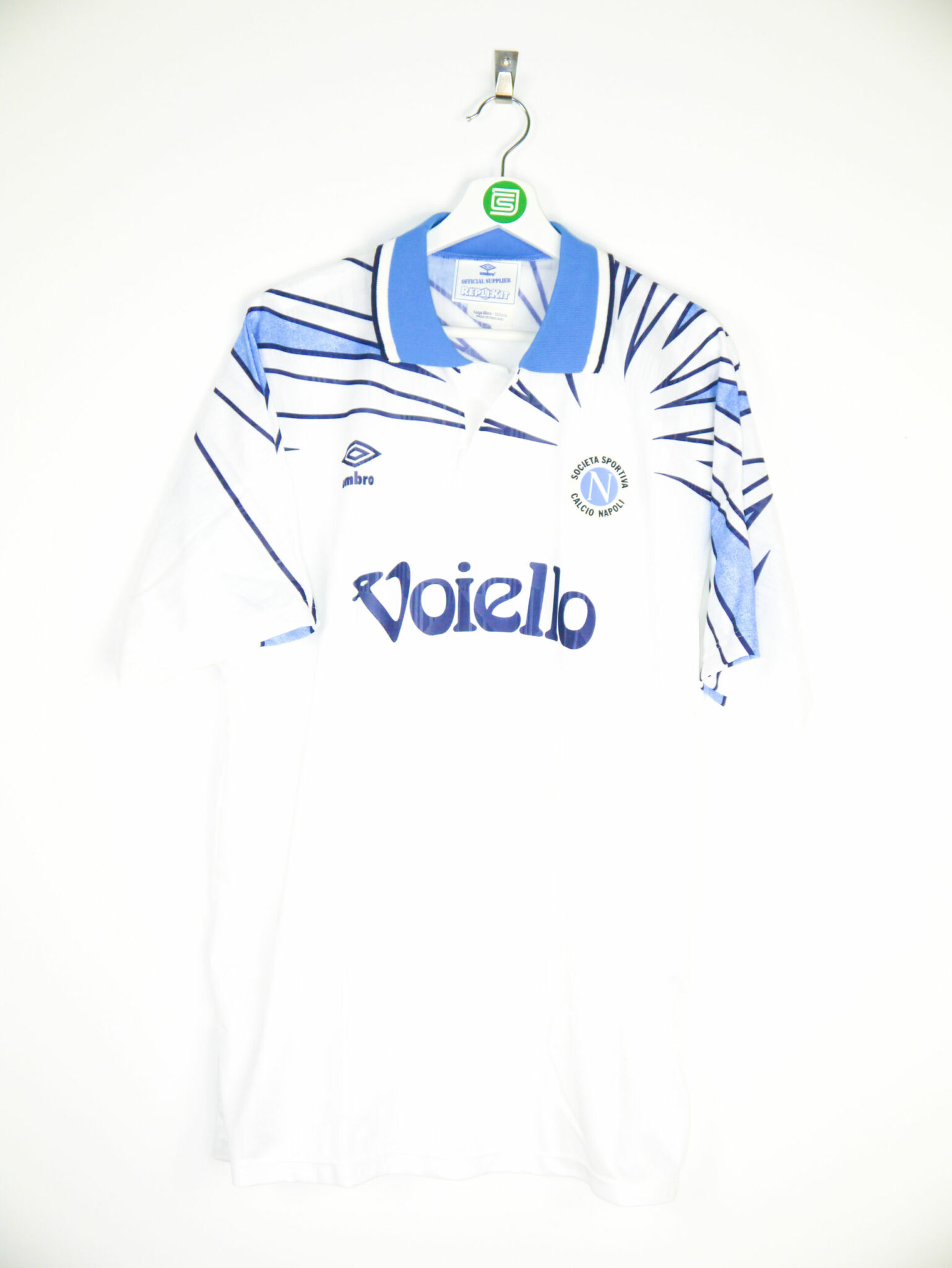 Retro Napoli 90/91 home Soccer Jersey - Kitsociety