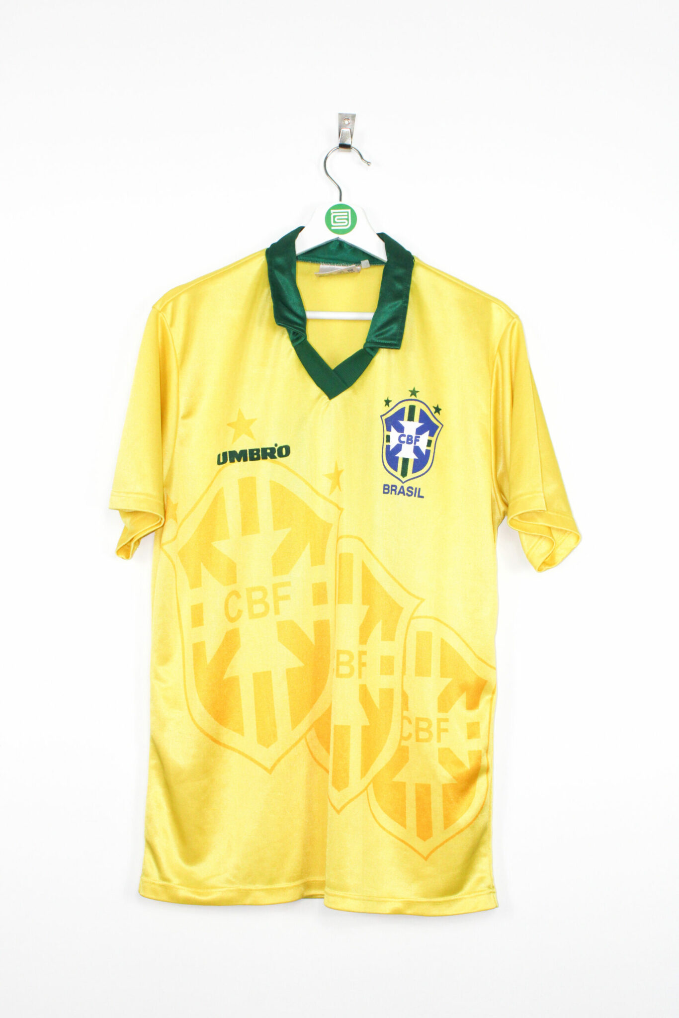 1992-93 Brazil home jersey (#11) - L