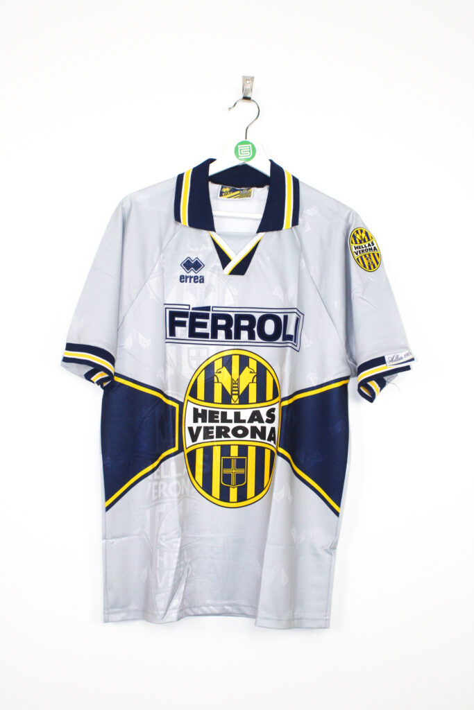 1996-97 Hellas Verona *BNIB* away jersey - L • RB - Classic Soccer Jerseys