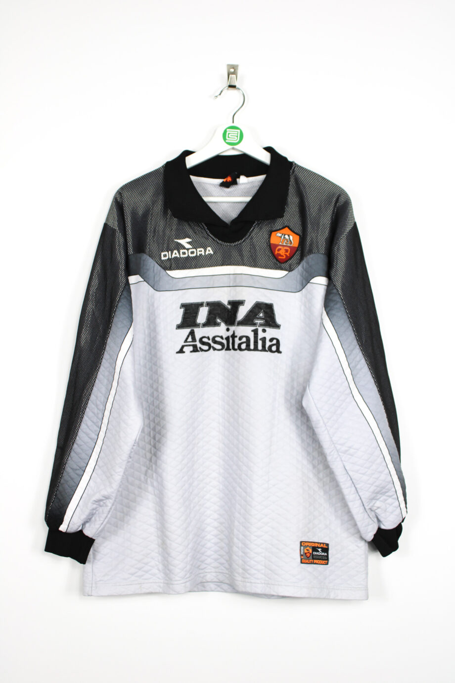 1999-00 AS Roma *MATCH ISSUE* GK jersey (#12) - XL • RB - Classic ...