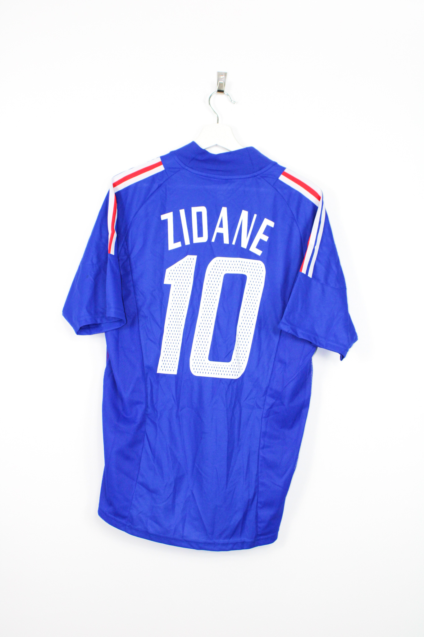 FRANCE 2002 ZIDANE 10 WORLD CUP HOME SHIRT (Excellent) XL – Foot