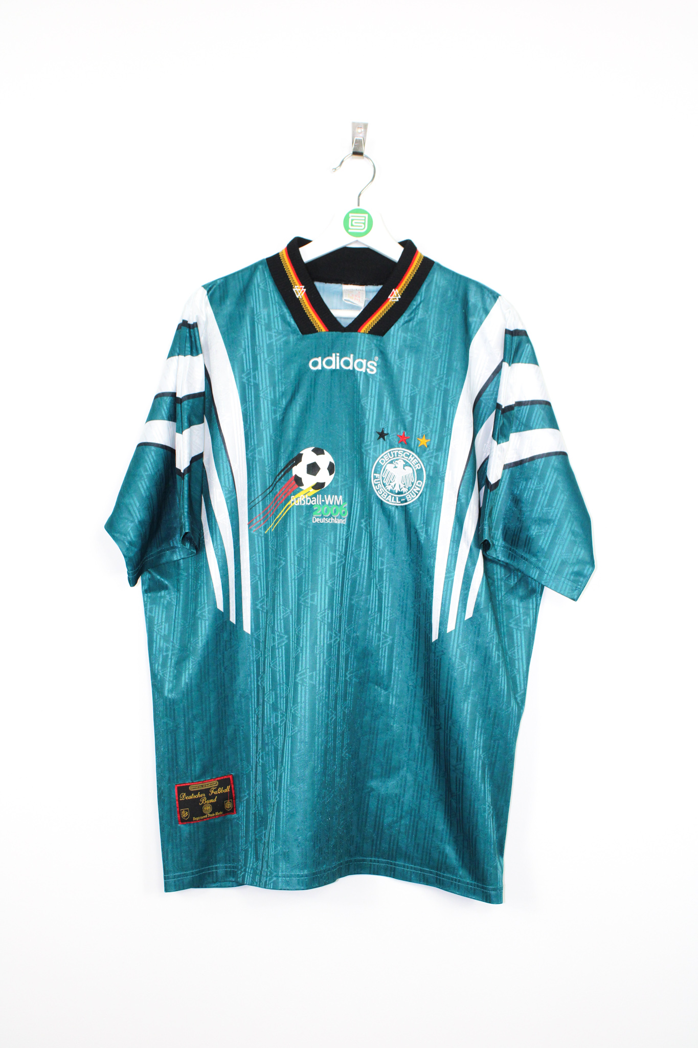 Vintage Adidas Germany home soccer jersey 1998/00