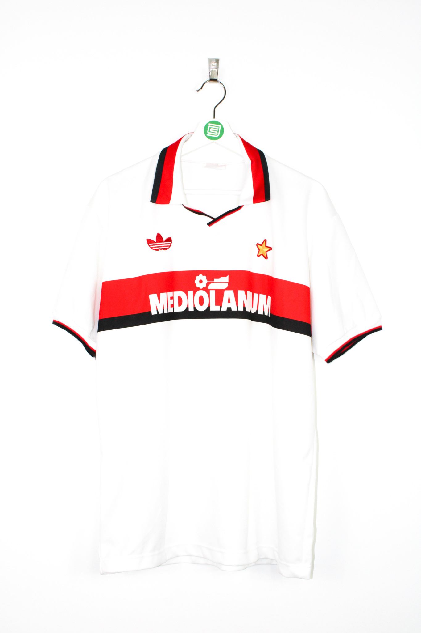 NWT Adidas XL MEDIOLANUM vintage 1990 Milan jersey