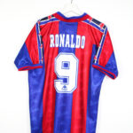 FC Barcelona Barca 96/97 Away Ronaldo 9 Football Soccer Rare Vintage Shirt  Jersey