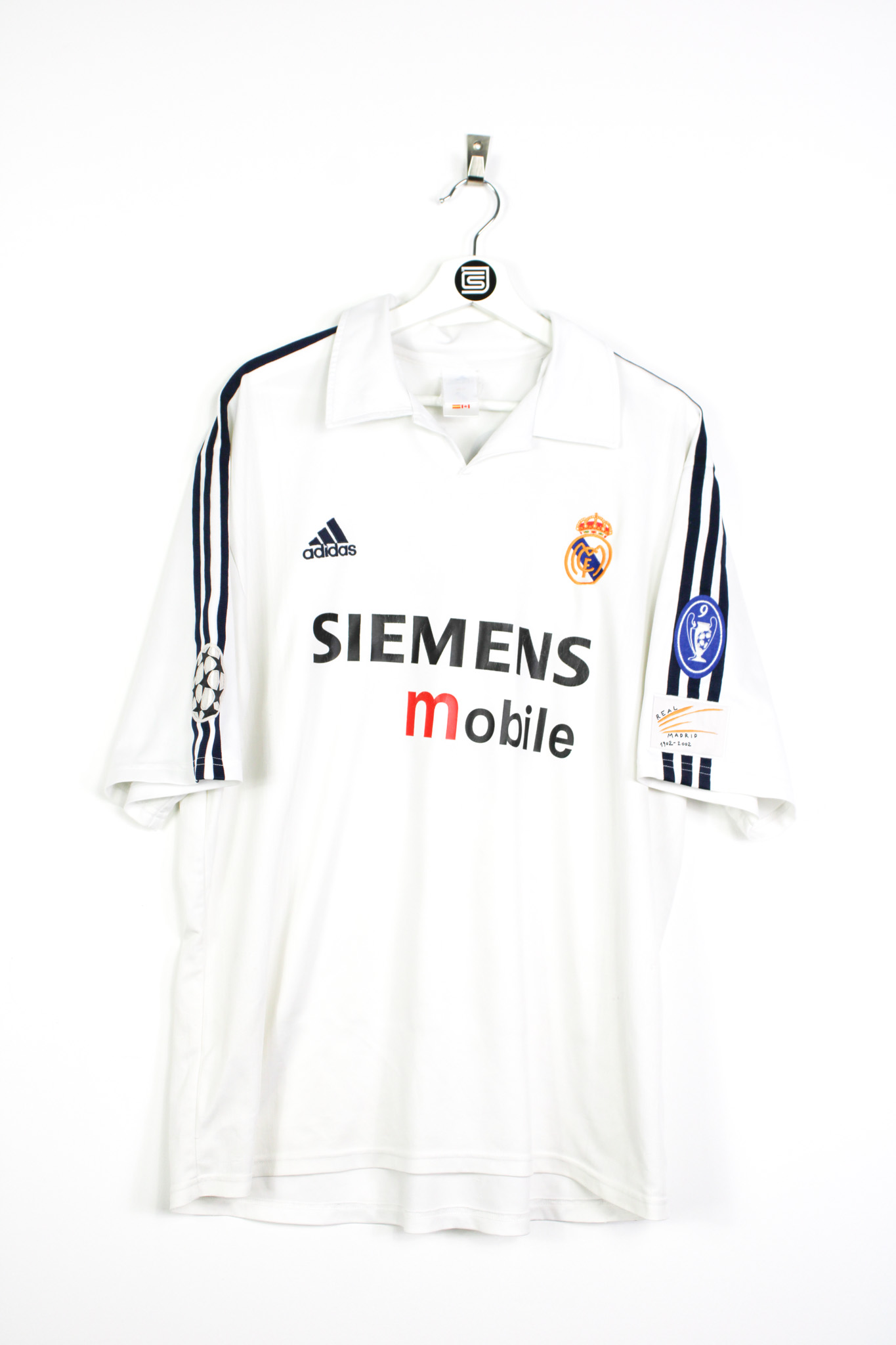 2002-03 Real Madrid Away Shirt #5 ZIDANE (Very Good) M – Kitroom Football