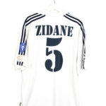 REAL MADRID 2002 ZIDANE 5 UCL FINAL HOME SHIRT (Very good) XXL – Foot- Jerseys