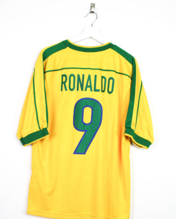 2002-04 Brazil home jersey (#9 RONALDO) - M • RB - Classic Soccer Jerseys