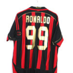 AC Milan Ronaldo #99 UCL Final Retro Jersey Away Replica 2006/07