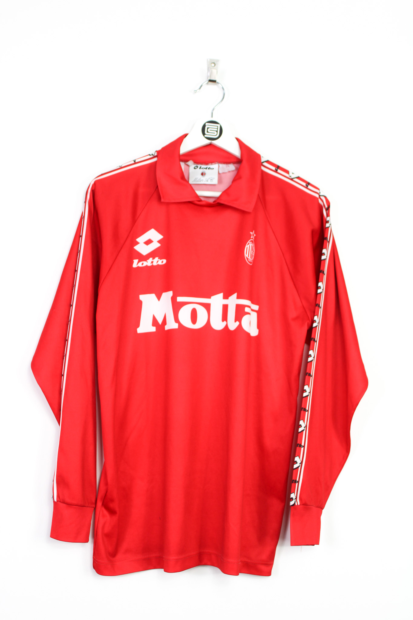 AC Milan 1993-94 L/S training jersey - M • RB - Classic Soccer Jerseys