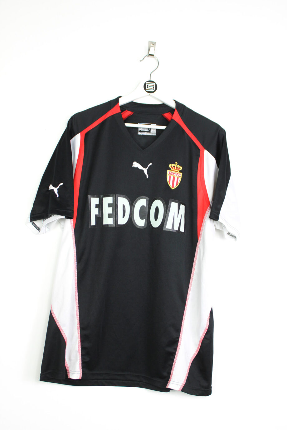 2004-05 AS Monaco away jersey (#9 SAVIOLA) - L