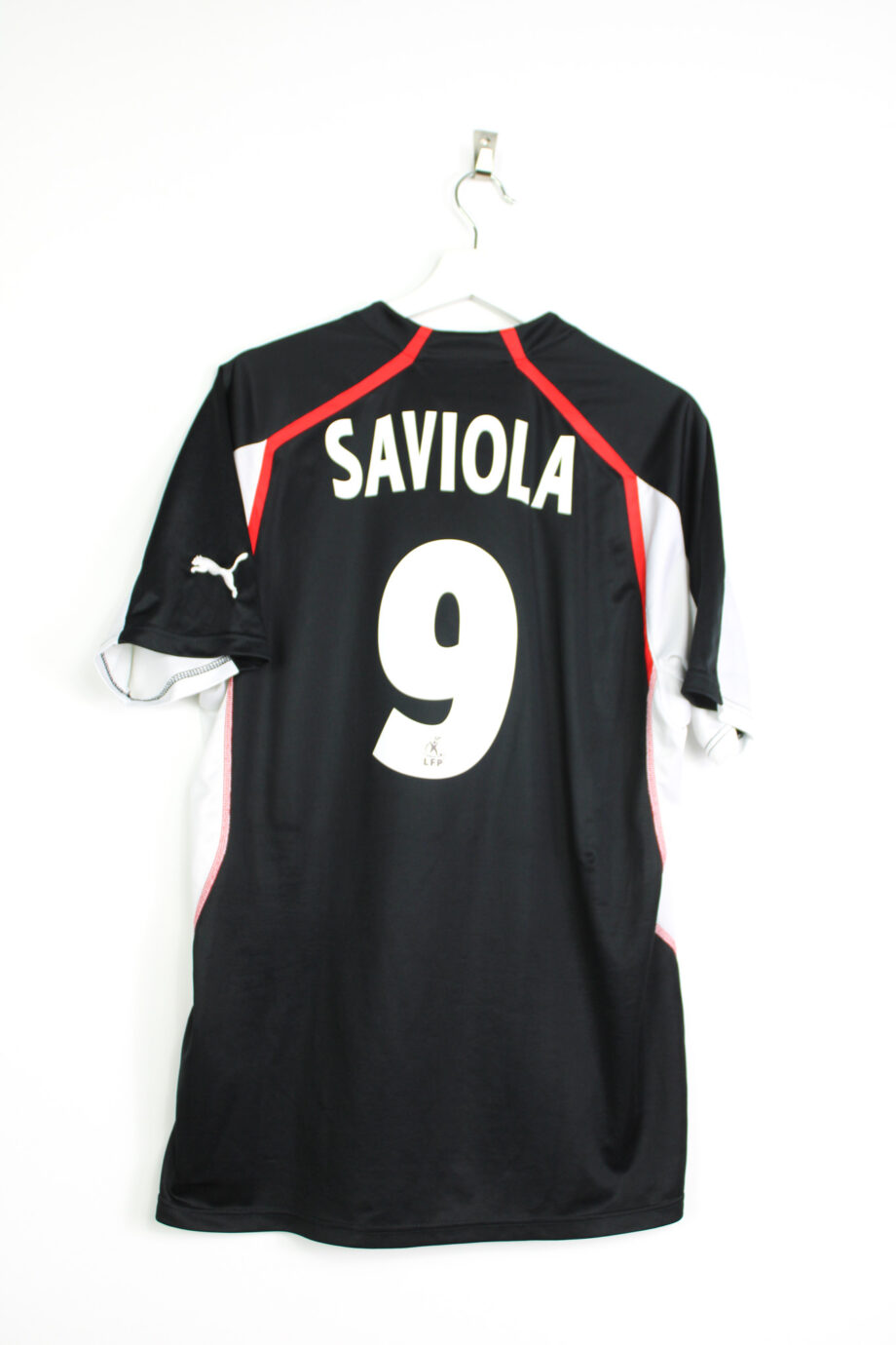 2004-05 AS Monaco away jersey (#9 SAVIOLA) - L