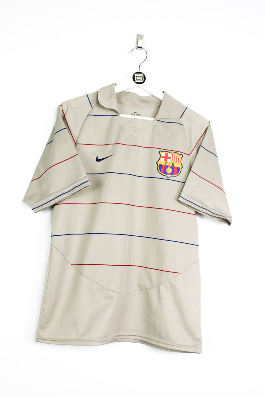 2003-05 FC Barcelona away jersey (#10 RONALDINHO) - S