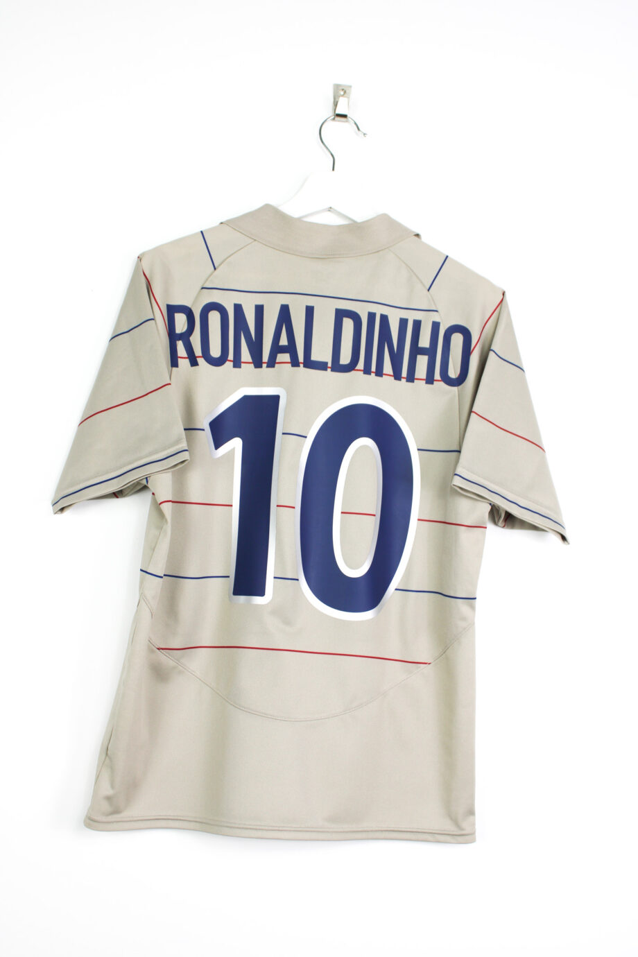 2003-05 FC Barcelona away jersey (#10 RONALDINHO) - S