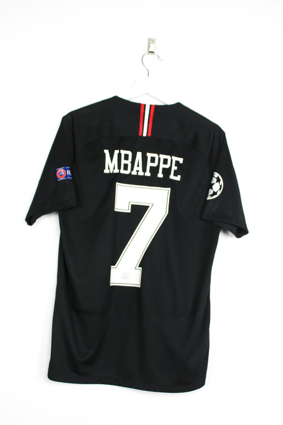 2018-19 Paris SG (PSG) *EUROPEAN* home jersey (#7 MBAPPE) - M