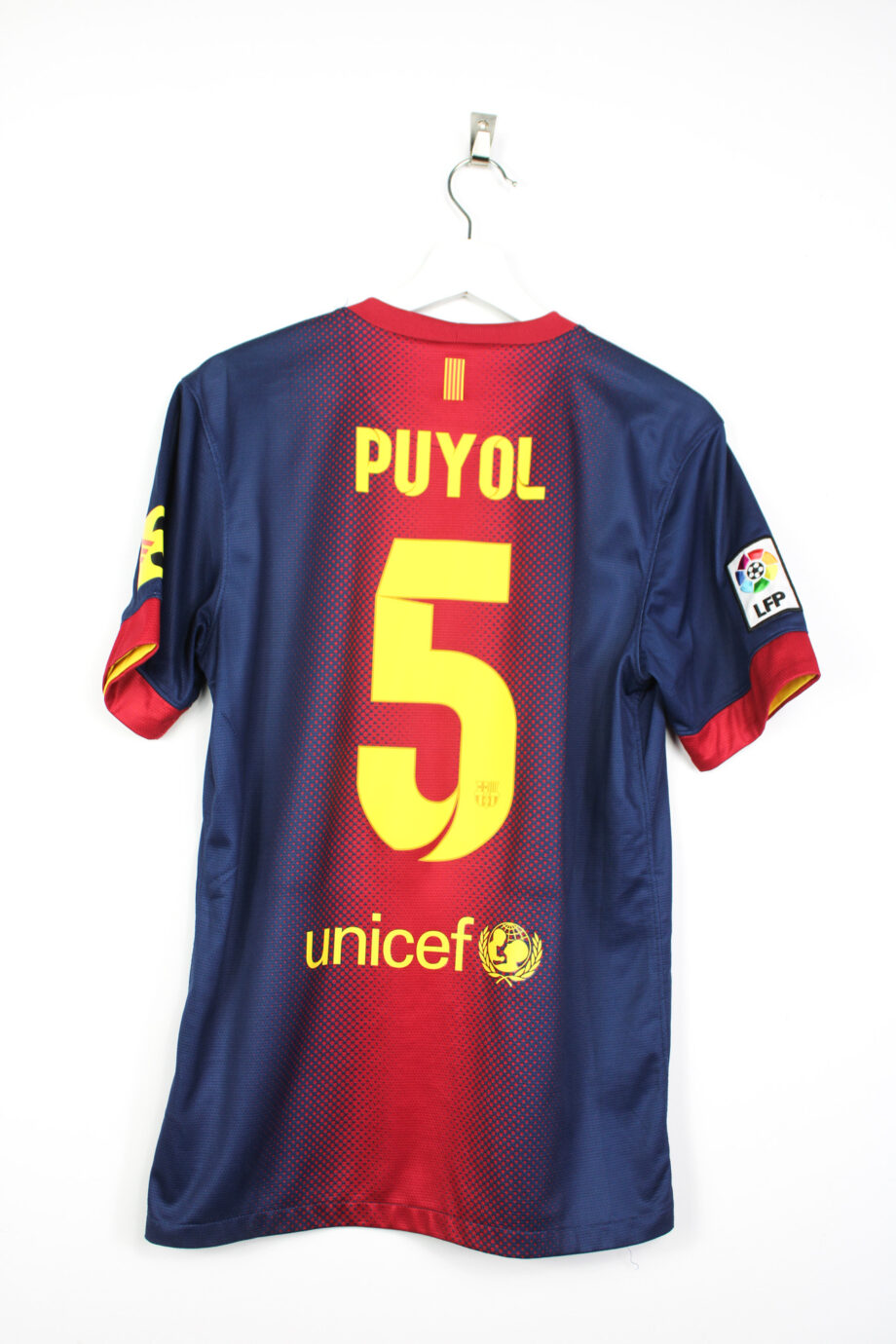 2012-13 FC Barcelona home jersey (#5 PUYOL) - S