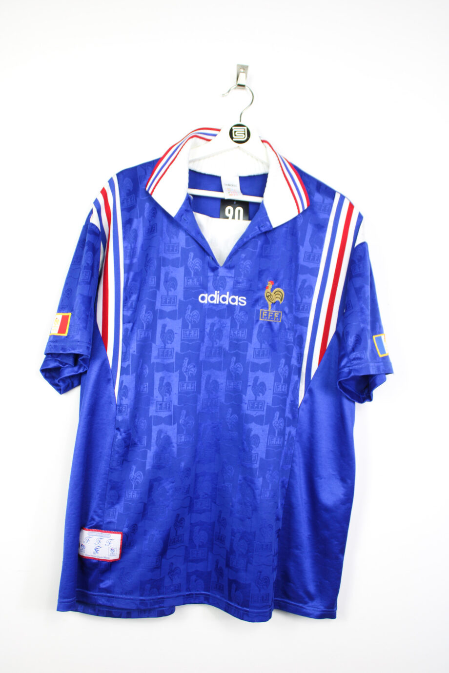 1996-98 France home jersey - XXL