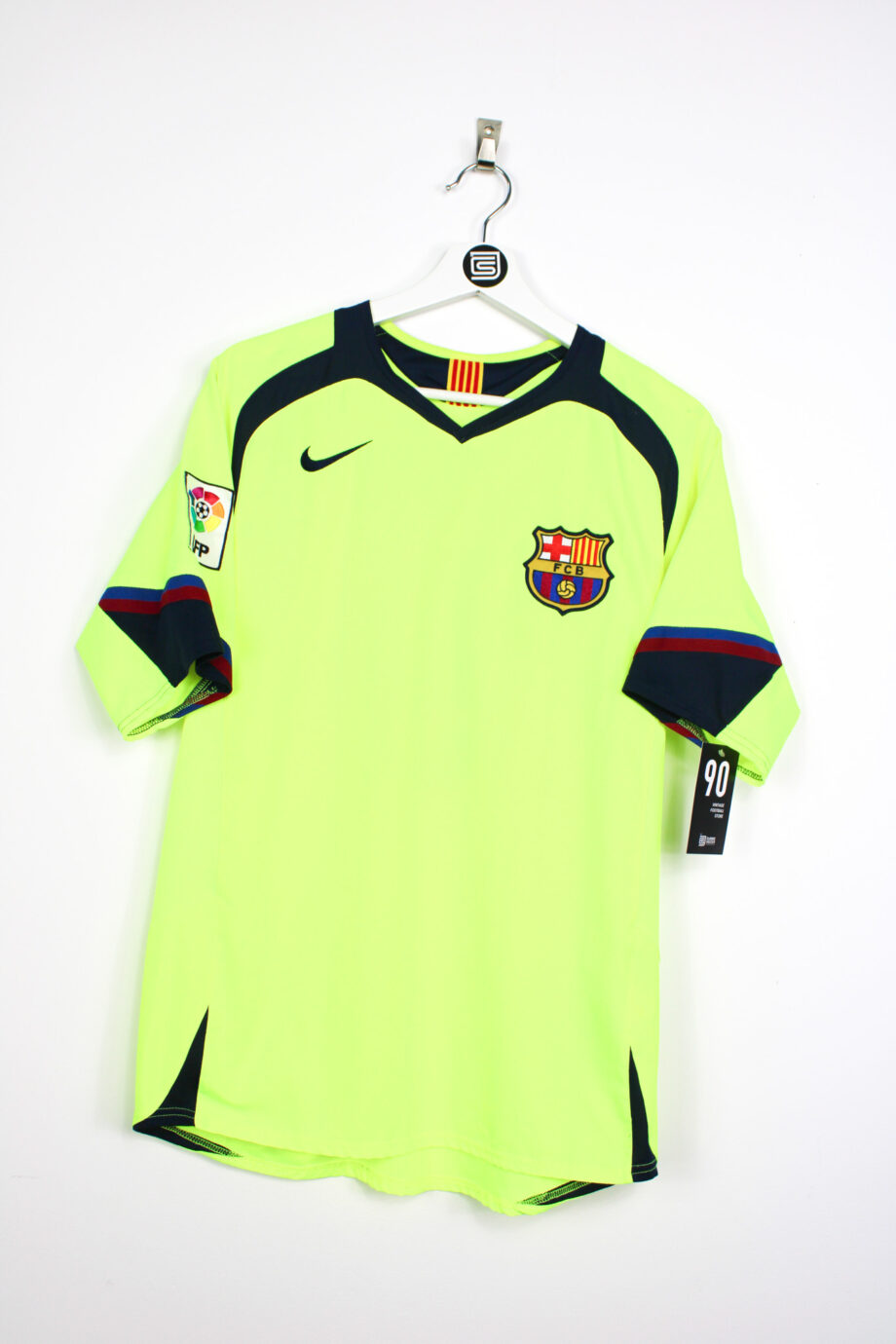 2005-06 FC Barcelona away jersey (#9 ETO'O) - S