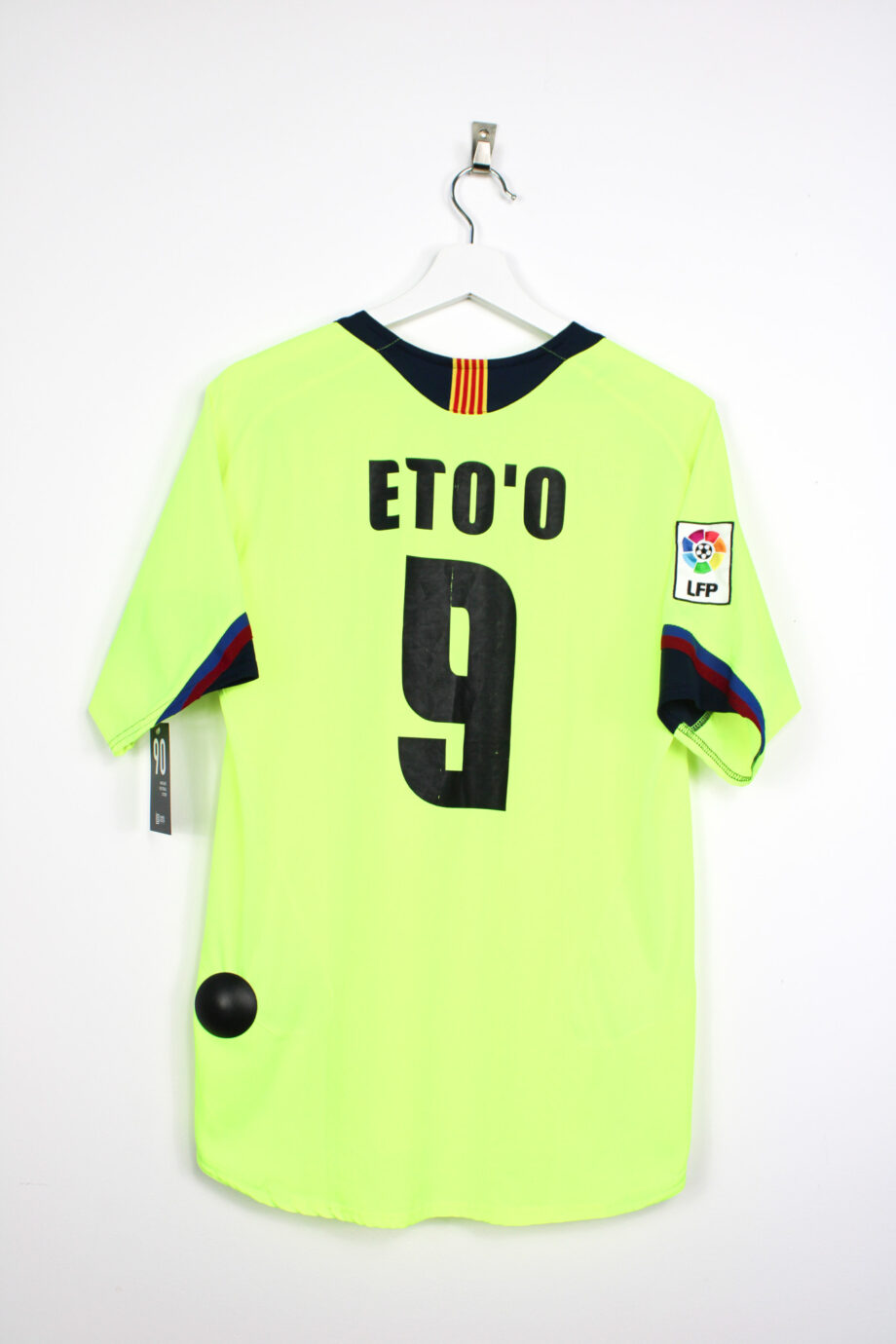 2005-06 FC Barcelona away jersey (#9 ETO'O) - S