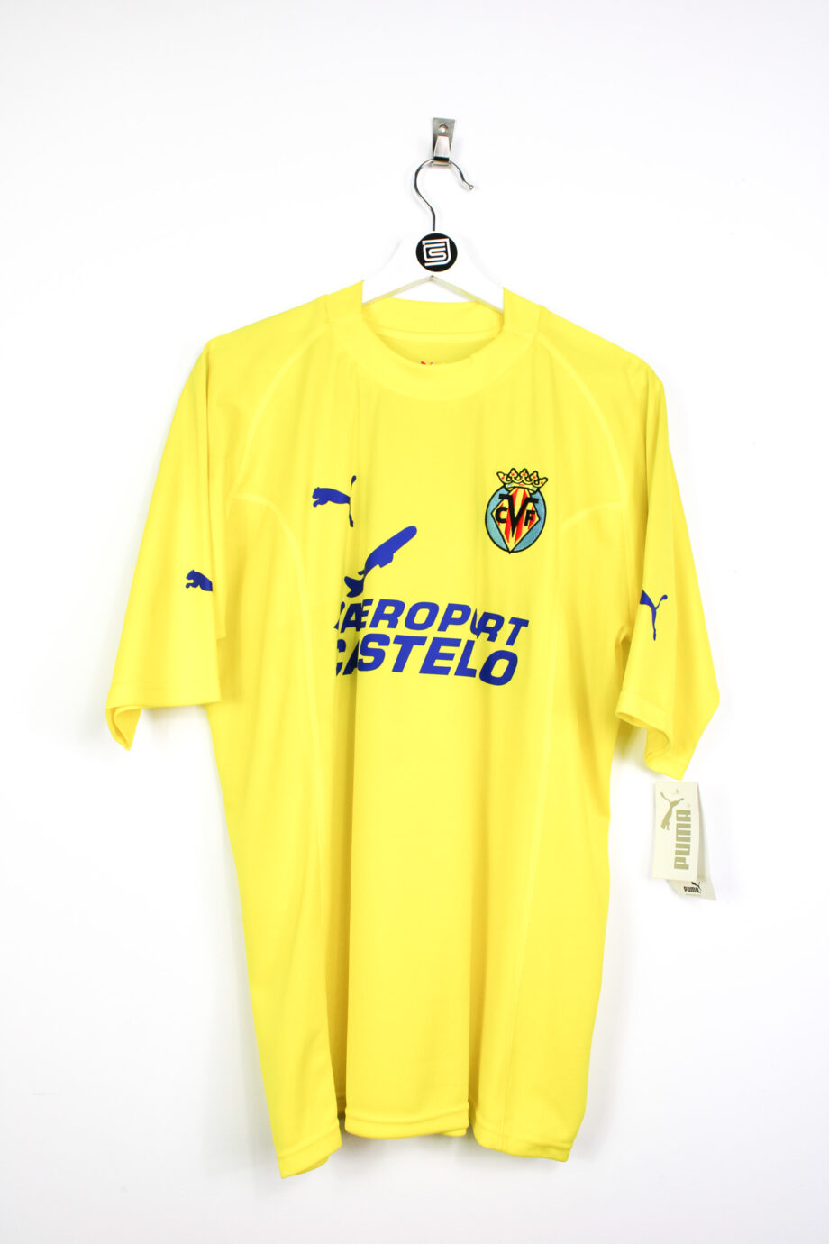 2005-06 Villarreal *BNWT* home jersey (#5 FORLAN) - L