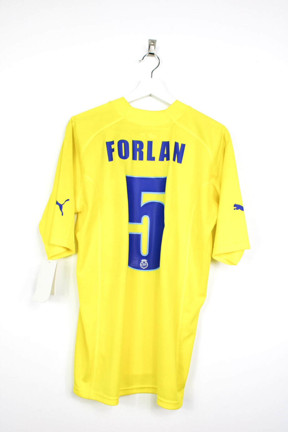 2005-06 Villarreal *BNWT* home jersey (#5 FORLAN) - L