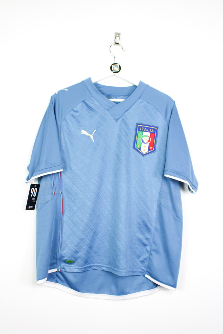 2009-10 Italy *CONFEDERATIONS CUP* home shirt (#21 PIRLO) - M/L