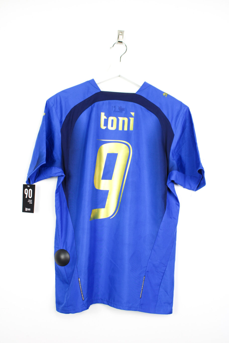 Italy 2006 home shirt (#9 TONI) - S