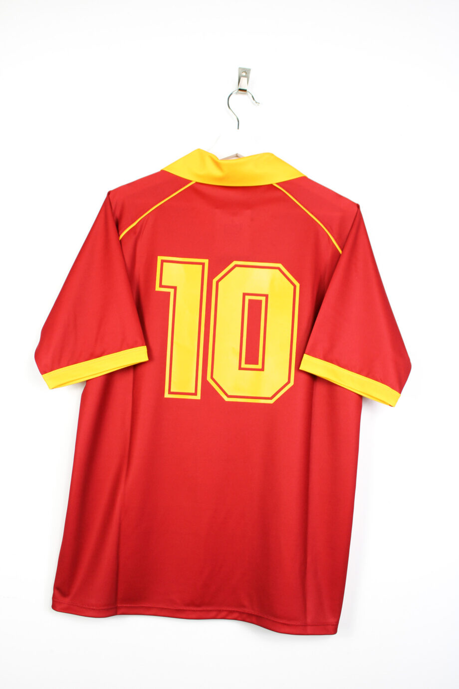 1990-91 Roma 'NR - Nicola Raccuglia' home jersey (#10 GIANNINI)