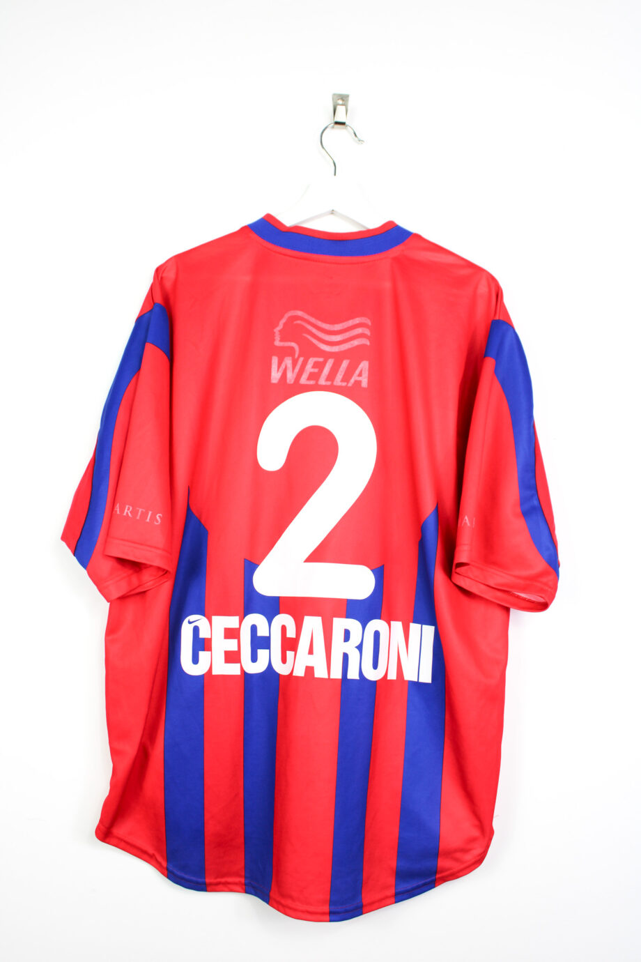 2000-01 FC Basel *SIGNED* home jersey (#2 CECCARONI) - XL