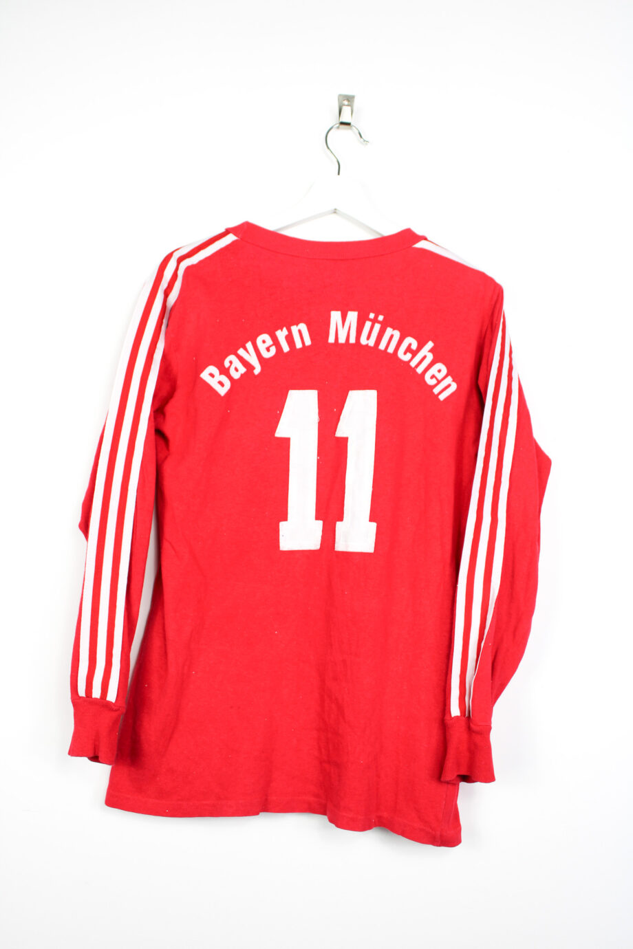 1981-84 Bayern Munich L/S home jersey (#11 RUMMENIGGE) - M