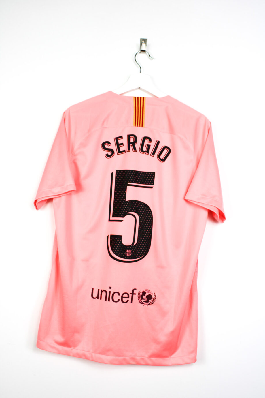 2018-19 FC Barcelona third jersey (#5 SERGIO) - L