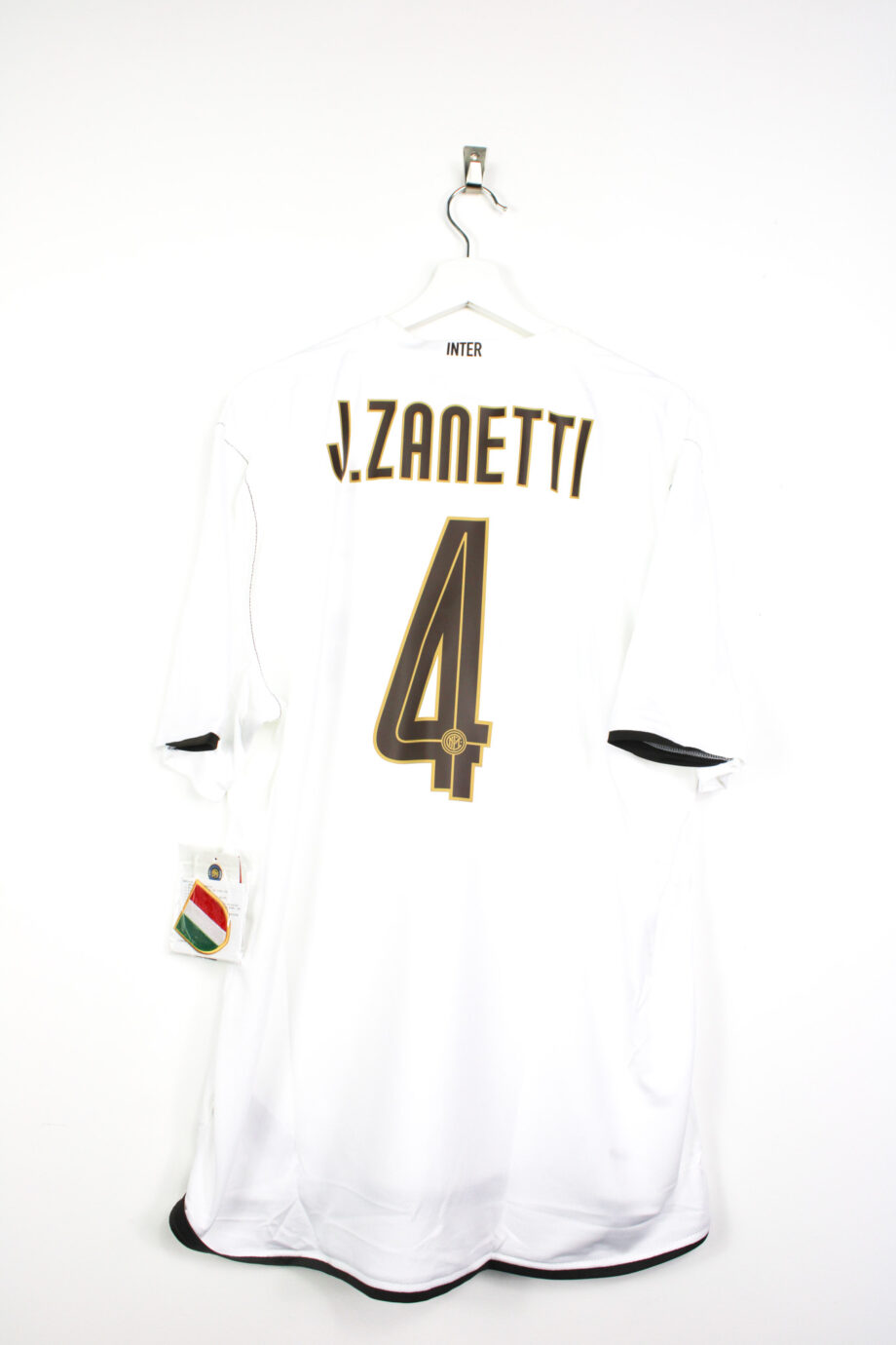 2008-09 Inter Milan *BNWT* away jersey (#4 J. ZANETTI) - XXL