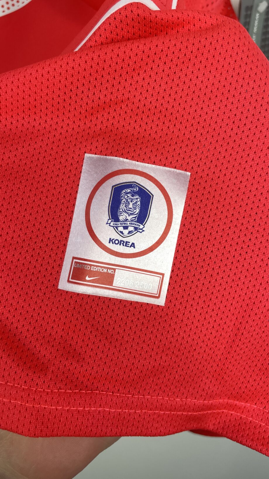 2004-06 South Korea *LIMITED EDITION* home jersey (#21 JS Park) - L