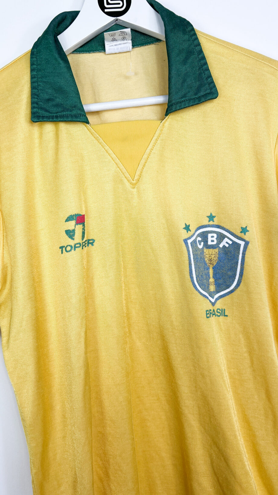 1990 Brazil home jersey - S/M