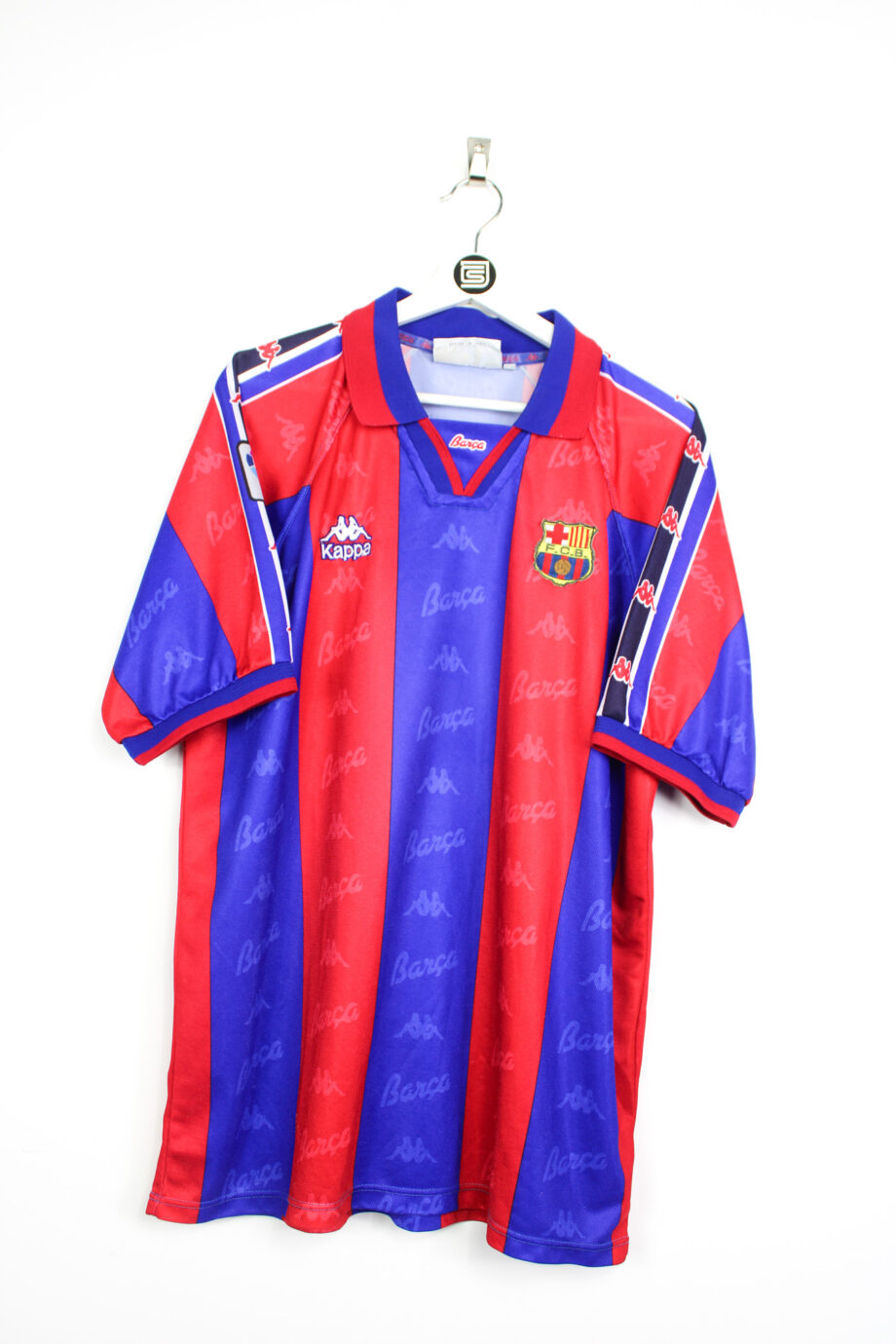 1996-97 FC Barcelona *PLAYER ISSUE* home jersey (#9 RONALDO) - XL