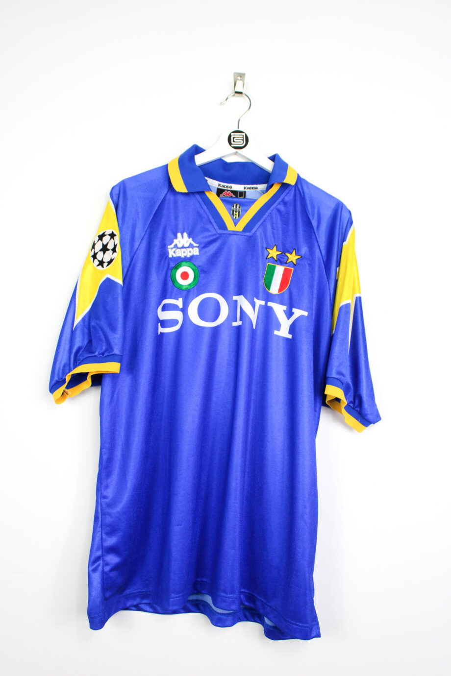 1995-96 Juventus *CHAMPIONS LEAGUE FINAL* away jersey (#10 DEL PIERO) - XL