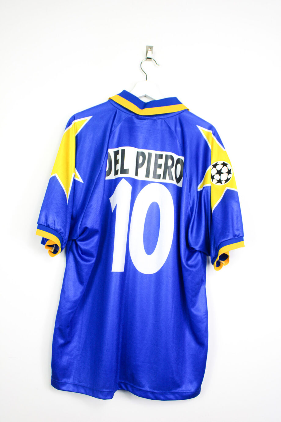 1995-96 Juventus *CHAMPIONS LEAGUE FINAL* away jersey (#10 DEL PIERO) - XL