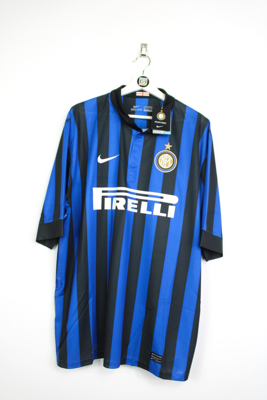 2011-12 Inter Milan *BNWT* home jersey (#4 J. ZANETTI) - XXL