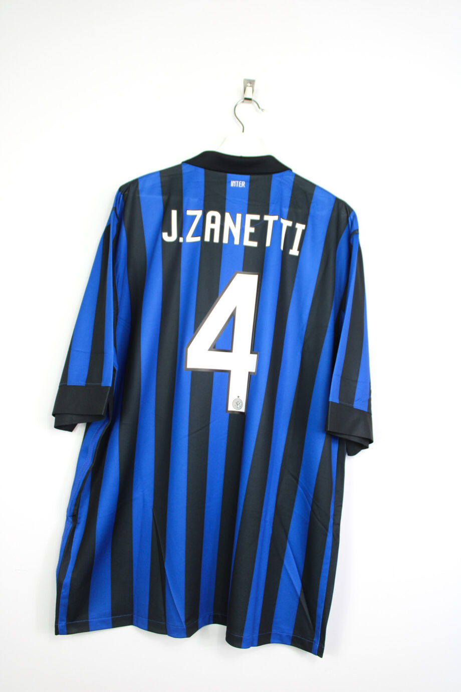 2011-12 Inter Milan *BNWT* home jersey (#4 J. ZANETTI) - XXL