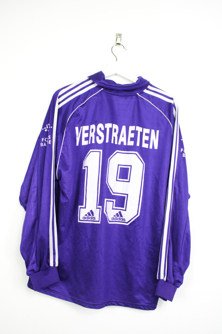 1999-00 RSC Anderlecht *MATCH ISSUE* L/S away jersey (#19 VERSTRAETEN) - XL