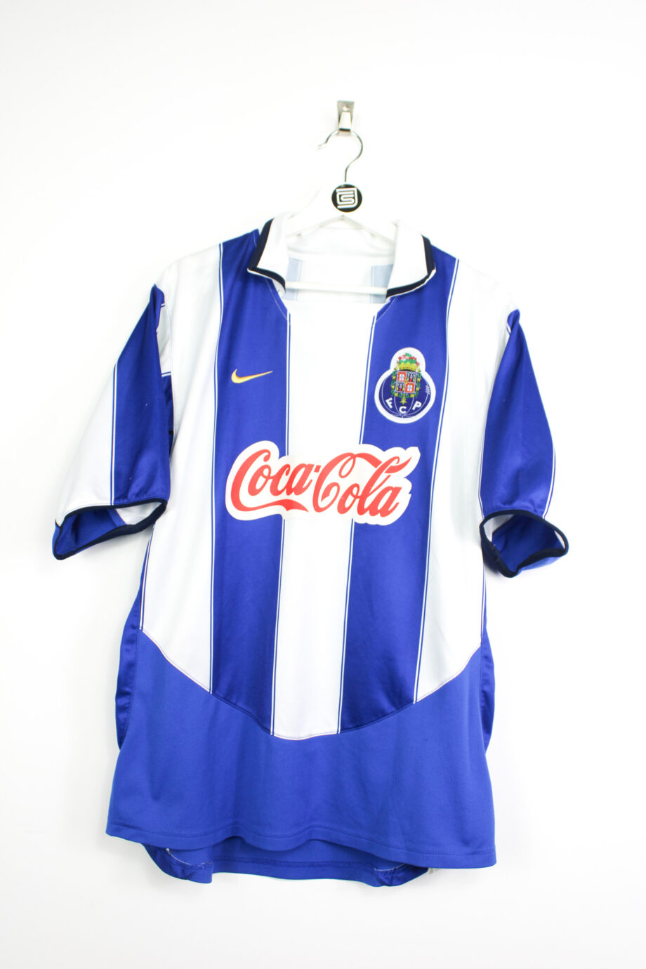 2003-04 FC Porto *MATCH ISSUE* home jersey (#16) - L