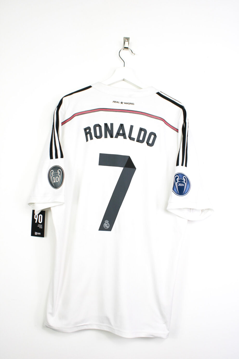 2014-15 Real Madrid home jersey (#7 RONALDO) - XL