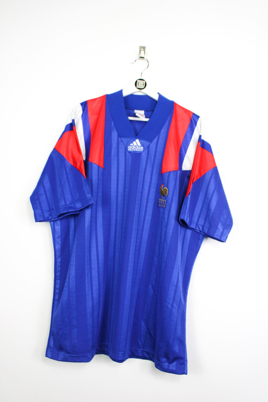 1992-94 France home jersey (#18 CANTONA) - XL